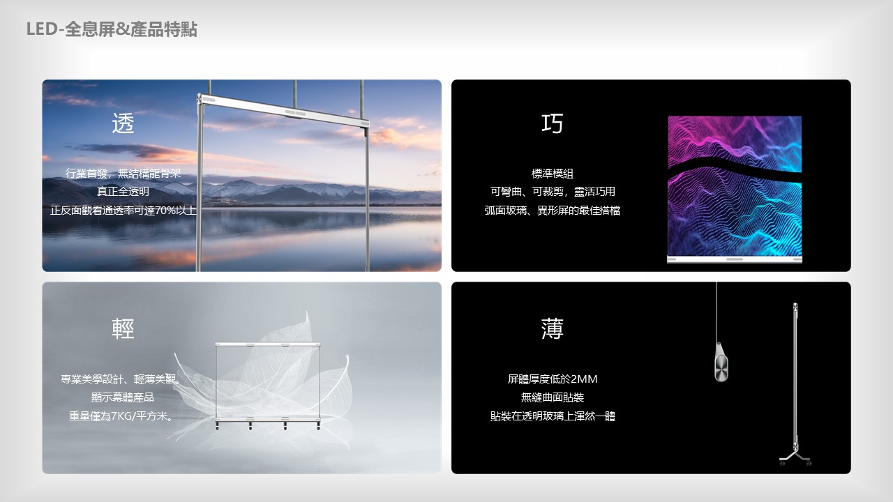 LED全息隱形屏產品介紹 The holographic LED display -2