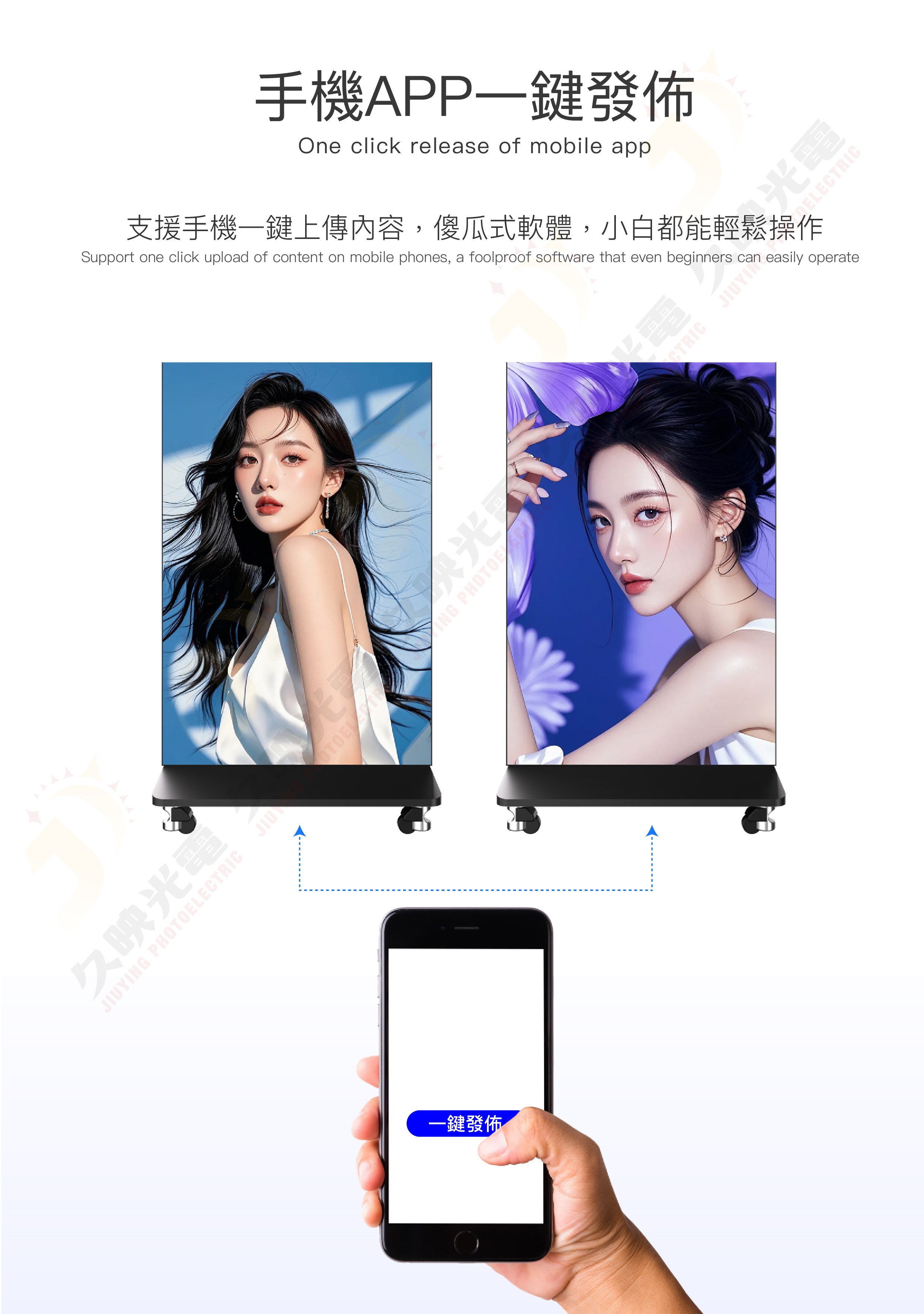LED海報屏出租 LED electronic poster screen display -10