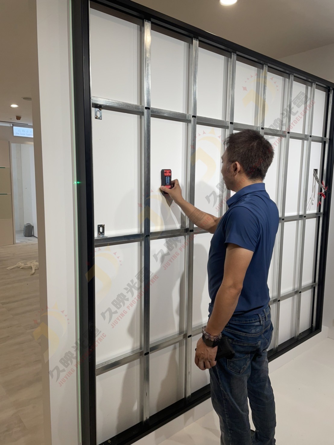 久映光電LED屏電視牆P2.5高刷 224X208CM 實拍影片  Indoor LED displays